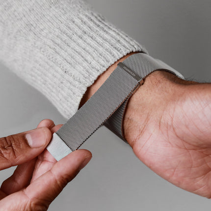 Vonmählen Milanese Loop 2 For Apple Watch 44 - 45 - 46 - 49Mm One Size Silver