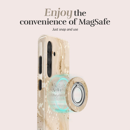 Mio By Mobilize Mio Gold Marble Magsafe Compatible For Samsung A36 5G/A56 5G