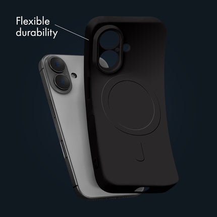 My Style Protective Flex Magsafe Compatible Case For Apple Iphone 16 Black