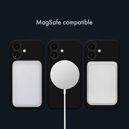 My Style Protective Flex Magsafe Compatible Case For Apple Iphone 16 Black