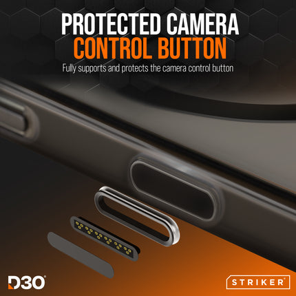 Striker X-Core - D3O Xtreme Impact Mag Case Pro - Black - Apple Iphone 16