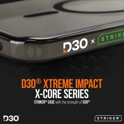 Striker X-Core - D3O Xtreme Impact Mag Case - Black - Samsung S25 5G