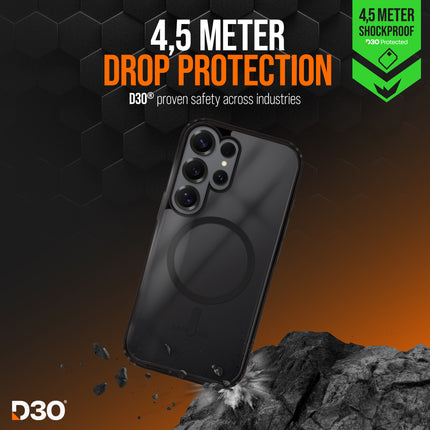 Striker X-Core - D3O Xtreme Impact Mag Case - Black - Samsung S25 Ultra 5G