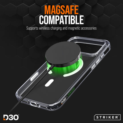 Striker X-Core - D3O Xtreme Impact Mag Case Pro - Clear - Apple Iphone 17 Pro Max
