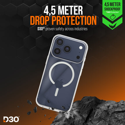 Striker X-Core - D3O Xtreme Impact Mag Case Pro - Clear - Apple Iphone 17 Pro Max