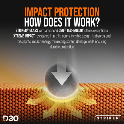 Striker X-Core - D3O Xtreme Impact Mag Case Pro - Clear - Apple Iphone 17 Pro Max