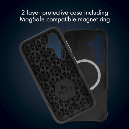 My Style Magsafe Tough Case For Samsung Galaxy S24 5G/S25 5G Black
