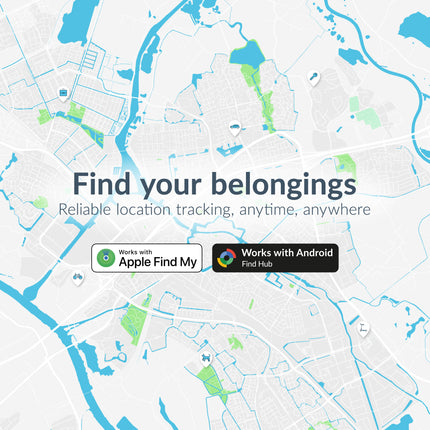 Beeep Onetag Apple Find My & Android Tracker - Anti-Loss Tsa Approved Smartlock - Black