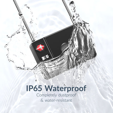 Beeep Onetag Apple Find My & Android Tracker - Anti-Loss Tsa Approved Smartlock - Black