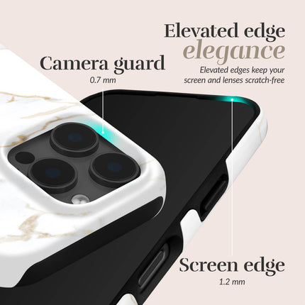 Mio By Mobilize Mio White Marble Magsafe Compatible For Iphone 17 Pro Max
