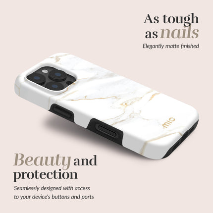 Mio By Mobilize Mio White Marble Magsafe Compatible For Iphone 17 Pro Max