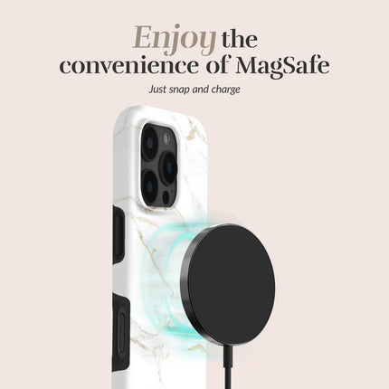 Mio By Mobilize Mio White Marble Magsafe Compatible For Iphone 17 Pro Max