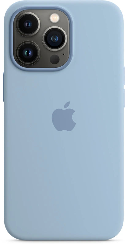 Apple iPhone 13 Pro siliconen hoesje met MagSafe –  mist-blauw