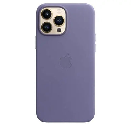 Apple iPhone 13 Pro Max Leren hoesje met MagSafe – Wisteria - lavendel paars