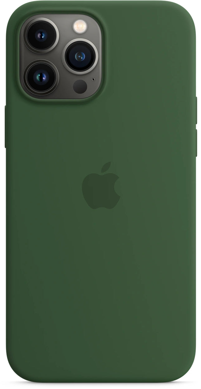 Apple iPhone 13 Pro Max Silicone hoesje met MagSafe - Klaver- Groen