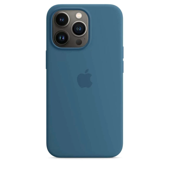 Apple iPhone 13 Pro Siliconen Case met MagSafe - Blue Jay (Blauw)
