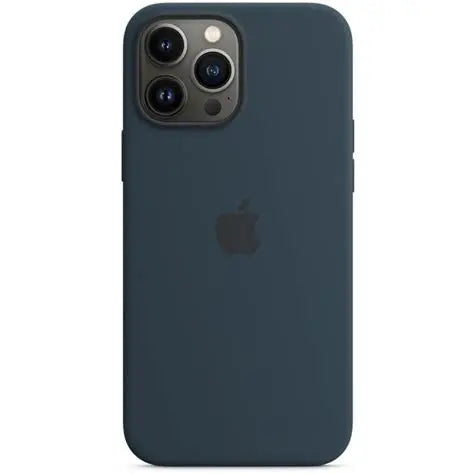 Apple iPhone 13 Pro Max siliconen hoesje met MagSafe - Abyss Blue - Blauw