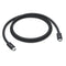 Apple Thunderbolt 5 Pro-kabel, gevlochten zwart ontwerp