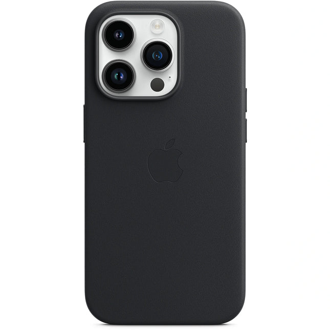 Apple Iphone 14 pro Leren hoesje - midnight zwart
