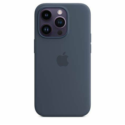 Apple iPhone 14 Pro Siliconen hoesje met MagSafe - Storm blue (blauw)