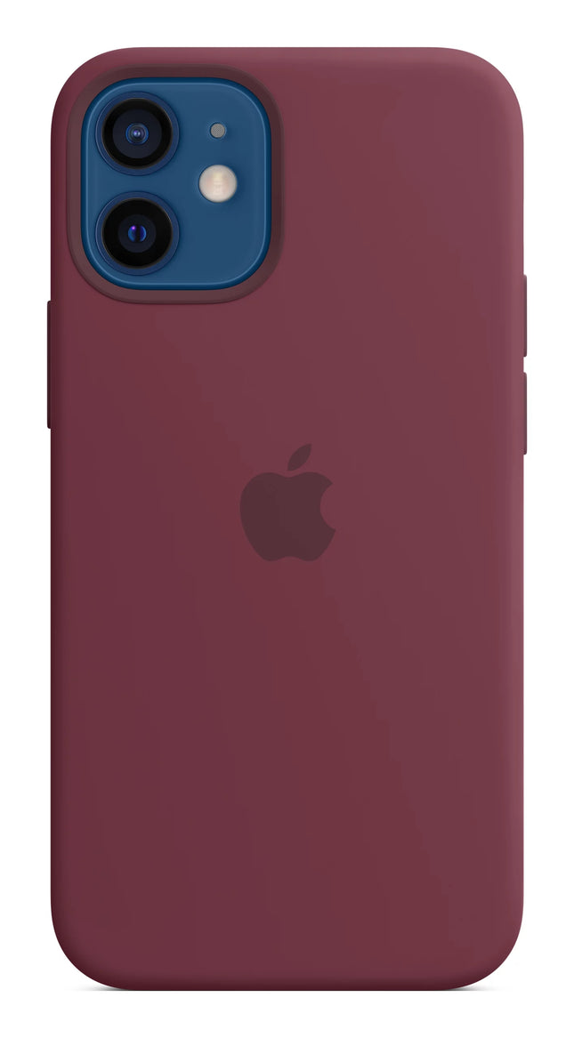 Apple iPhone 12 mini siliconen Hoes- paars