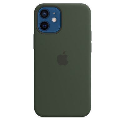 Apple iPhone 12 mini siliconen case -groen