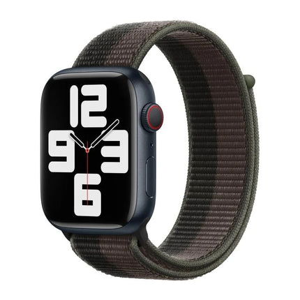Apple watch sport band met klittenband | Grijs