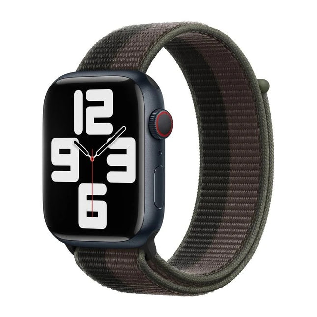 Apple watch sport band met klittenband | Grijs
