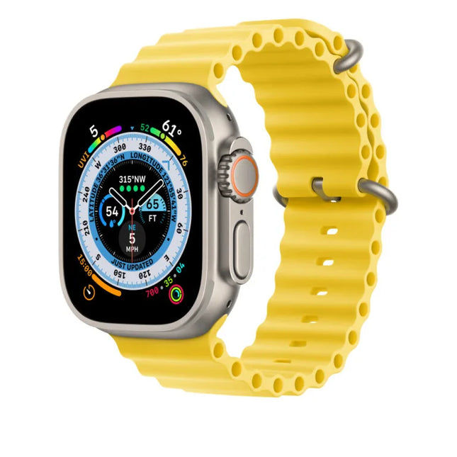Apple Ocean Band voor Apple Watch 44-45-49 mm – Geel