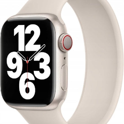 Apple Siliconen Soloband starlight – beige | Taupe