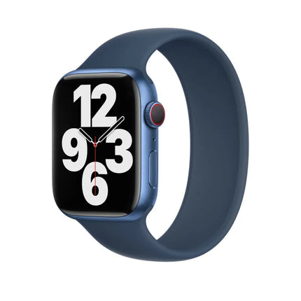 Apple siliconen solo loop band - blauw