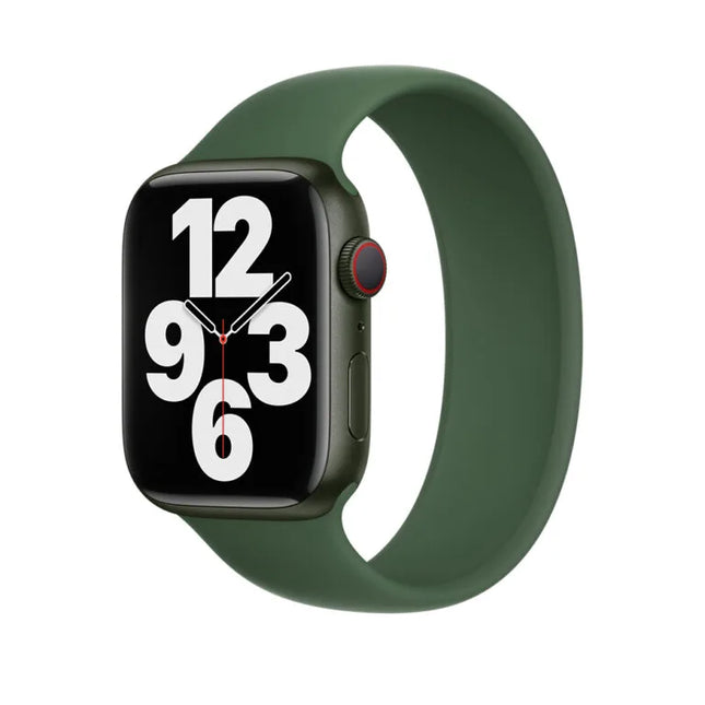 Apple Siliconen Soloband voor Apple Watch – klaver groen