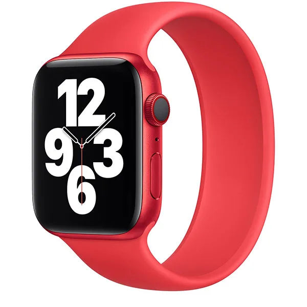 Apple siliconen red solo loop | Apple watch bandje rood