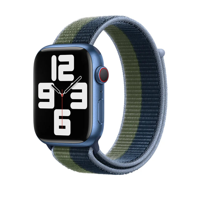 Apple Watch Sport Loop 41 mm – Abyss Blue/Moss Green