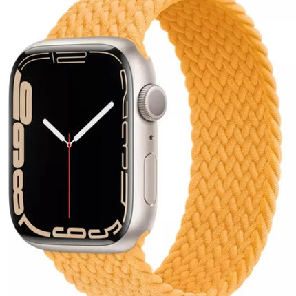 Apple Gevlochten Soloband voor Apple Watch – Geel