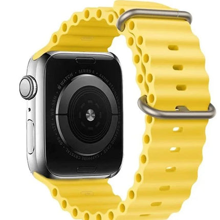 Apple Ocean Band voor Apple Watch 44-45-49 mm – Geel