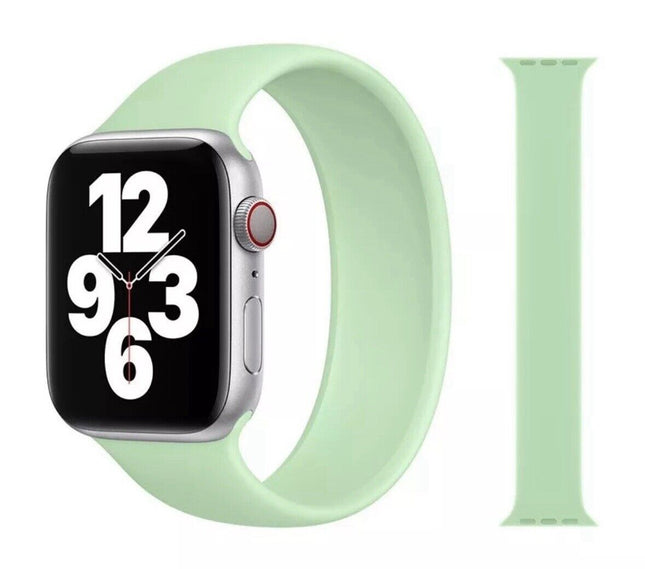 Apple siliconen band pistache groen