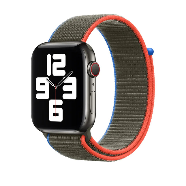 Apple Watch Sport Loop 45 mm – Olijfgroen
