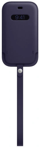 Apple iPhone 12 mini leren sleeve - deep violet (paars)