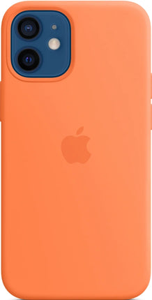 Apple iPhone 12 mini Silicone Case met MagSafe - Kumquat (Oranje)