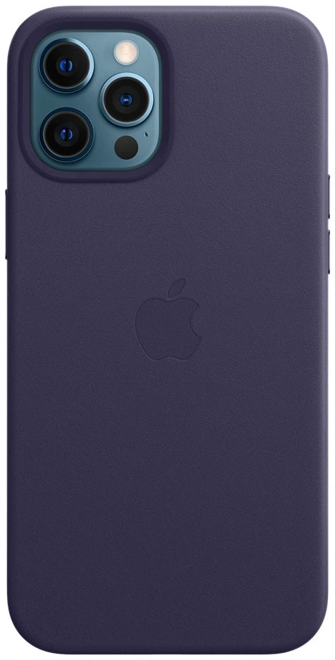 Apple iPhone 12 Pro Max Leren Hoesje met MagSafe – Deep Violet