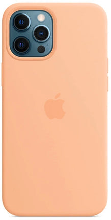 Apple iPhone 12 Pro Max Silicone hoesje MagSafe – Pastel Oranje