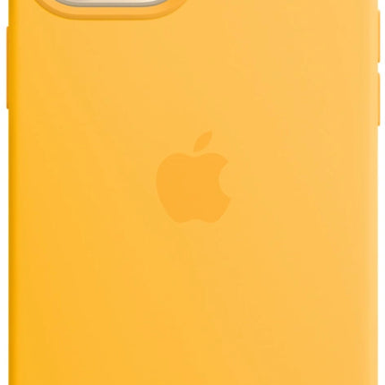 Apple iPhone 12 pro max siliconen case - Geel sunflower