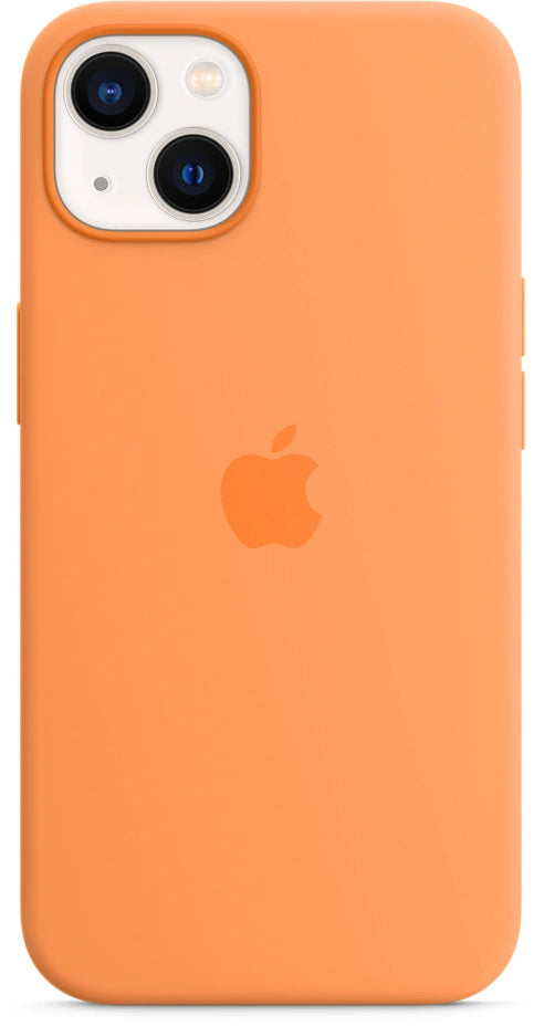 Apple iPhone 13 Silicone hoesje met MagSafe – Marigold  (Oranje)