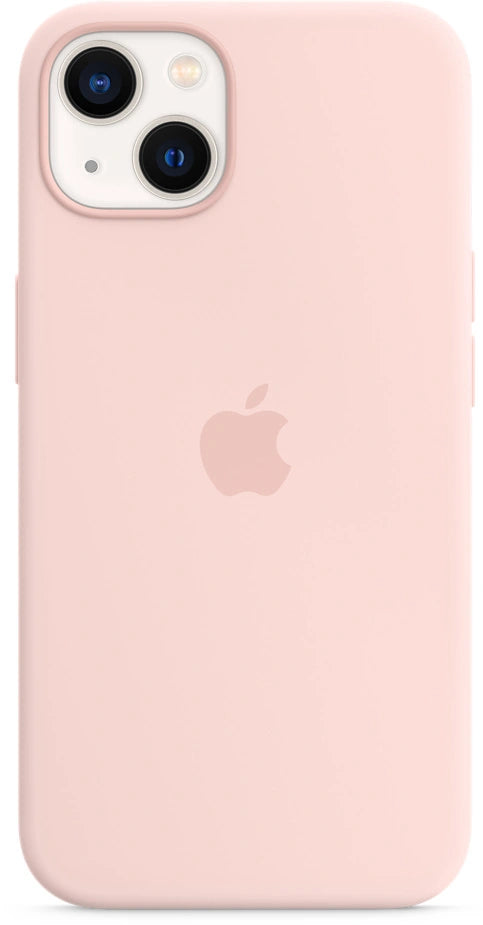 Apple iPhone 13 siliconen hoesje met MagSafe – Chalk Pink (Roze)