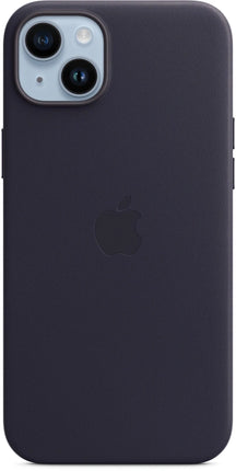 Apple iPhone 14 Plus leren hoesje - Midnight (zwart)