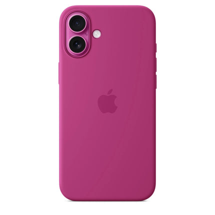 Apple iPhone 16 plus siliconen case - Fuchsia - paars