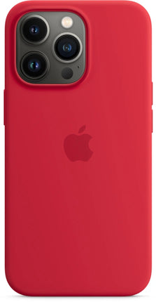 Apple iPhone 13 pro siliconen hoesje - rood