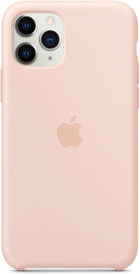 Apple iPhone 11 pro siliconen hoesje - pastel roze