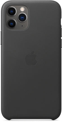Apple iPhone 11 pro leren hoesje - zwart